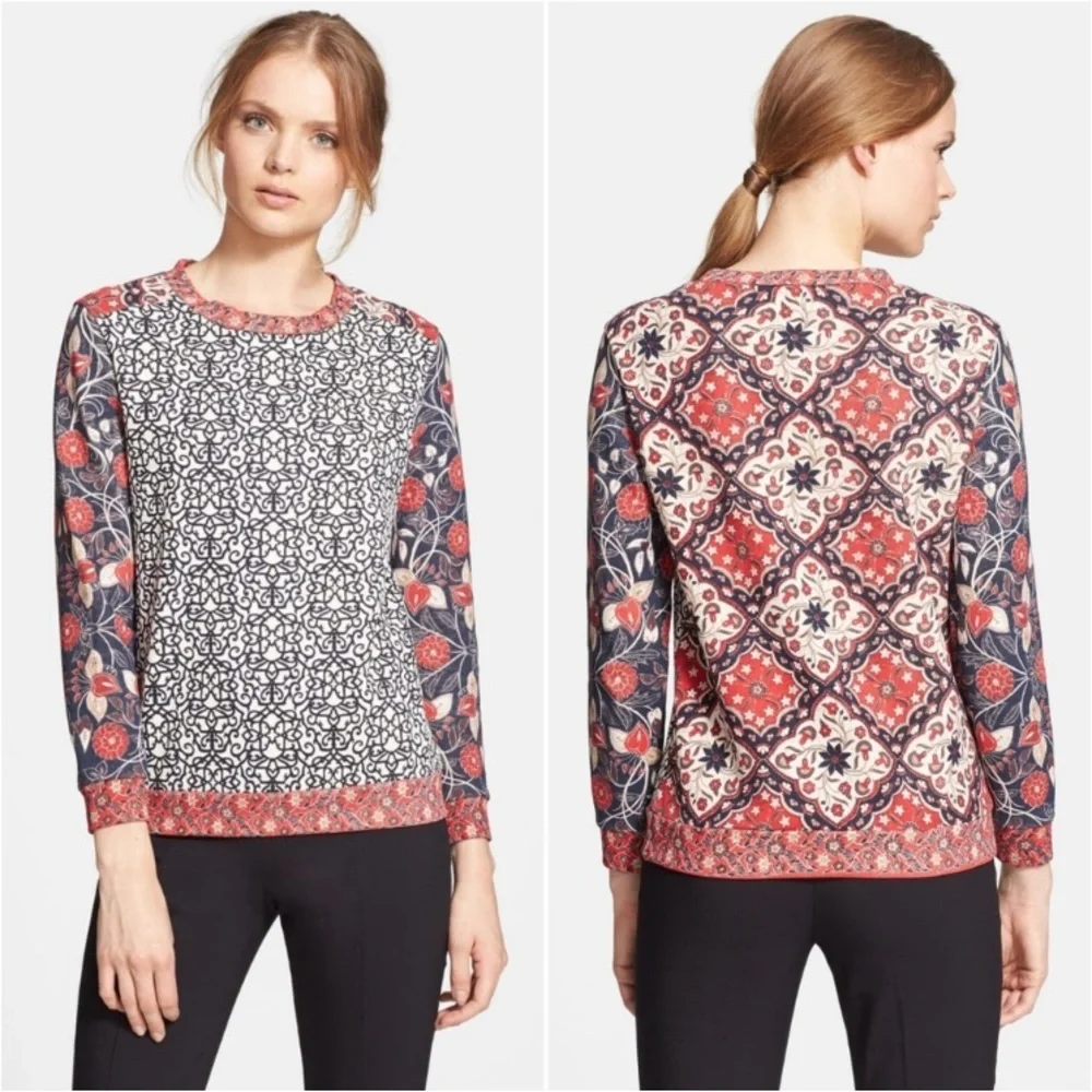 Tory Burch Ronnie Floral Sweatshirt